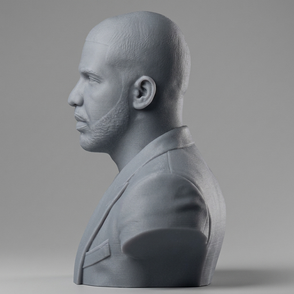Drake 3D Printable Bust 3D Model