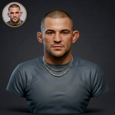 Dustin Poirier 3D Printable Bust
