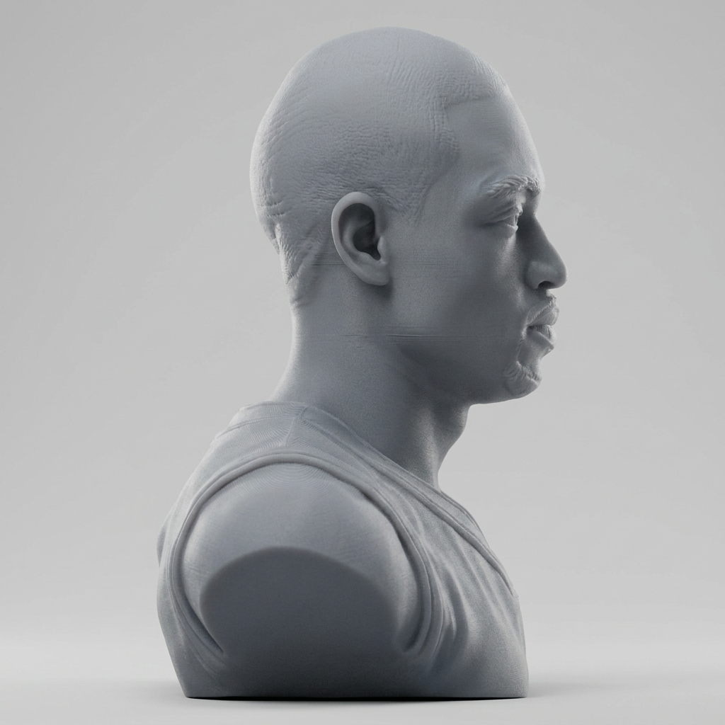 Dwyane Wade 3D Printable Bust 3D Model
