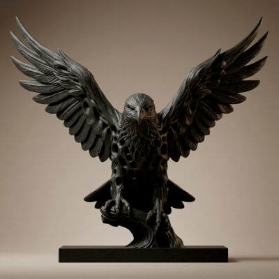 Eagle 3D Printable Figurine 3D Print Model