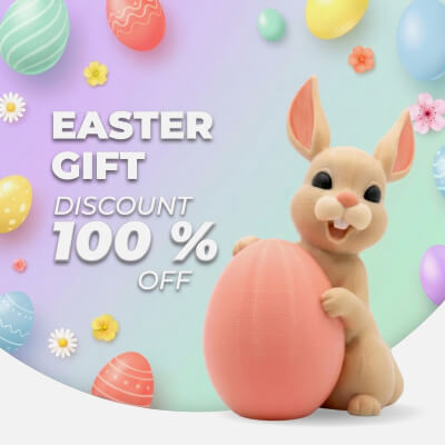 Easter Bunny 3D-Printable