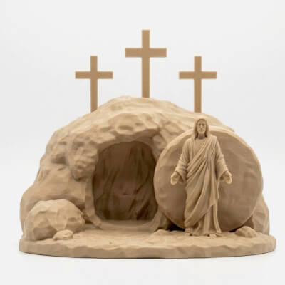 Easter “He Is Risen3D Printable