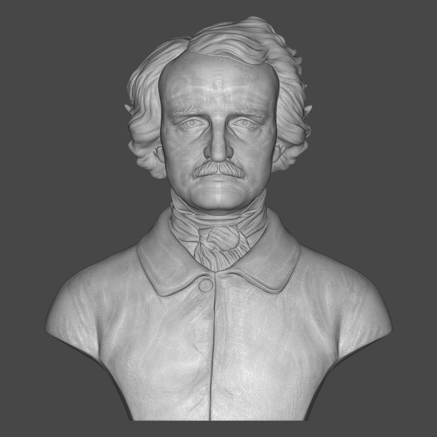 Edgar Allan Poe 3D Printable 3D Model