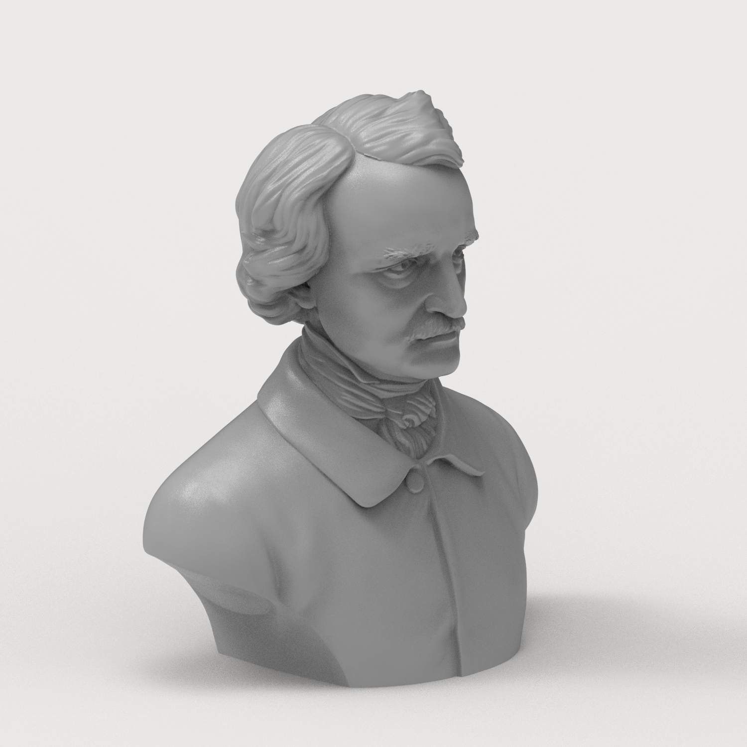 Edgar Allan Poe 3D Printable 3D Model