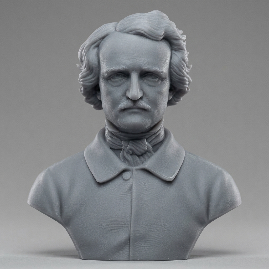 Edgar Allan Poe 3D Printable 3D Model