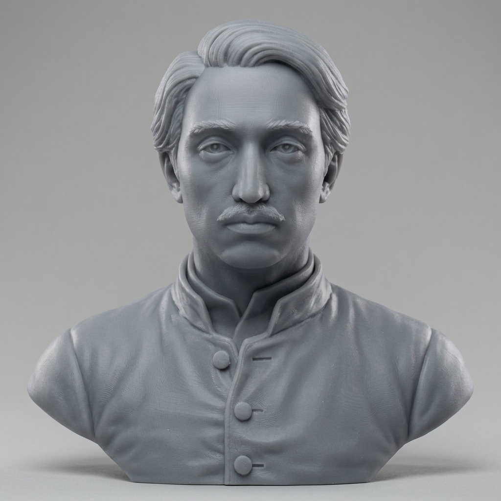 Edgar Degas 3D Printable Bust 3D Model