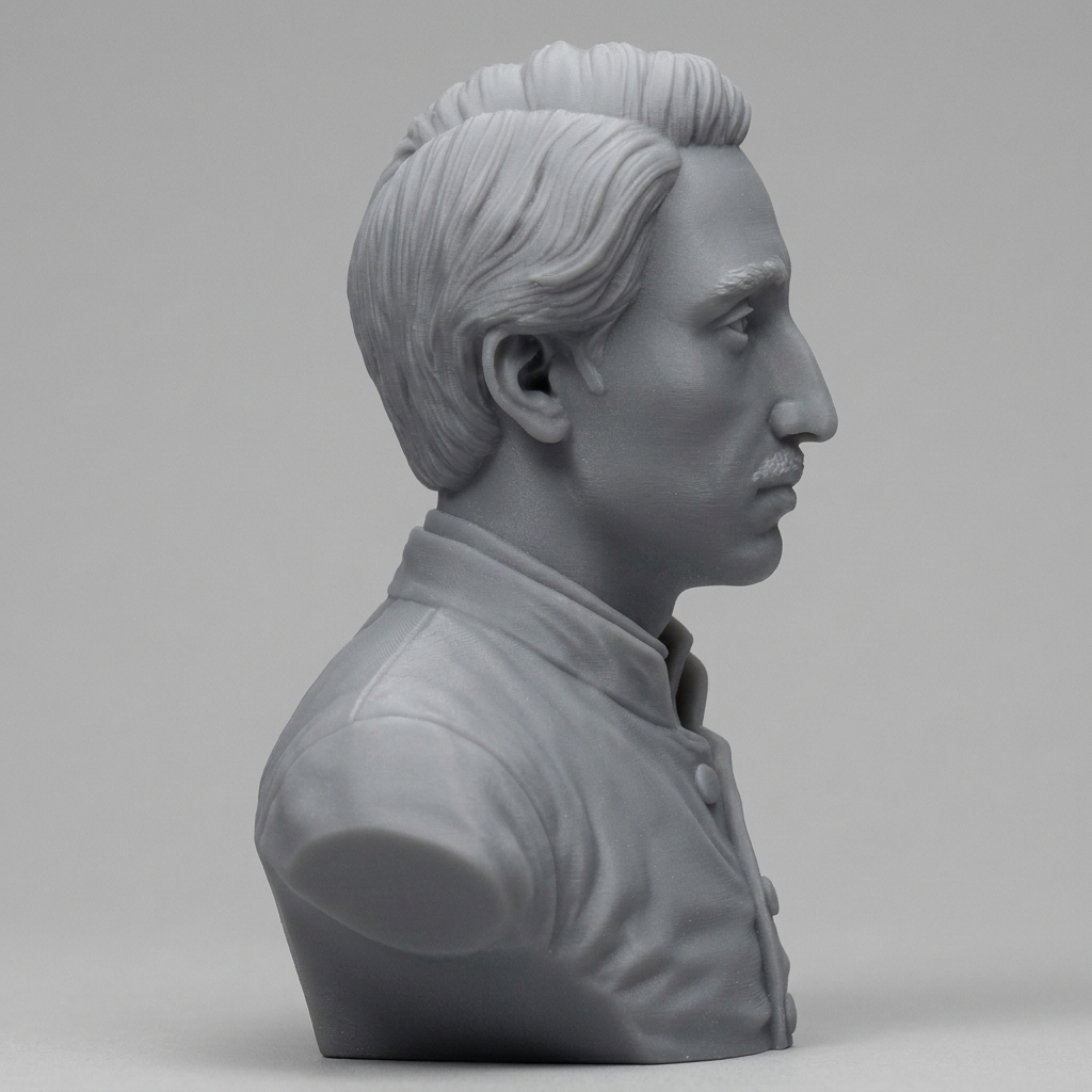 Edgar Degas 3D Printable Bust 3D Model
