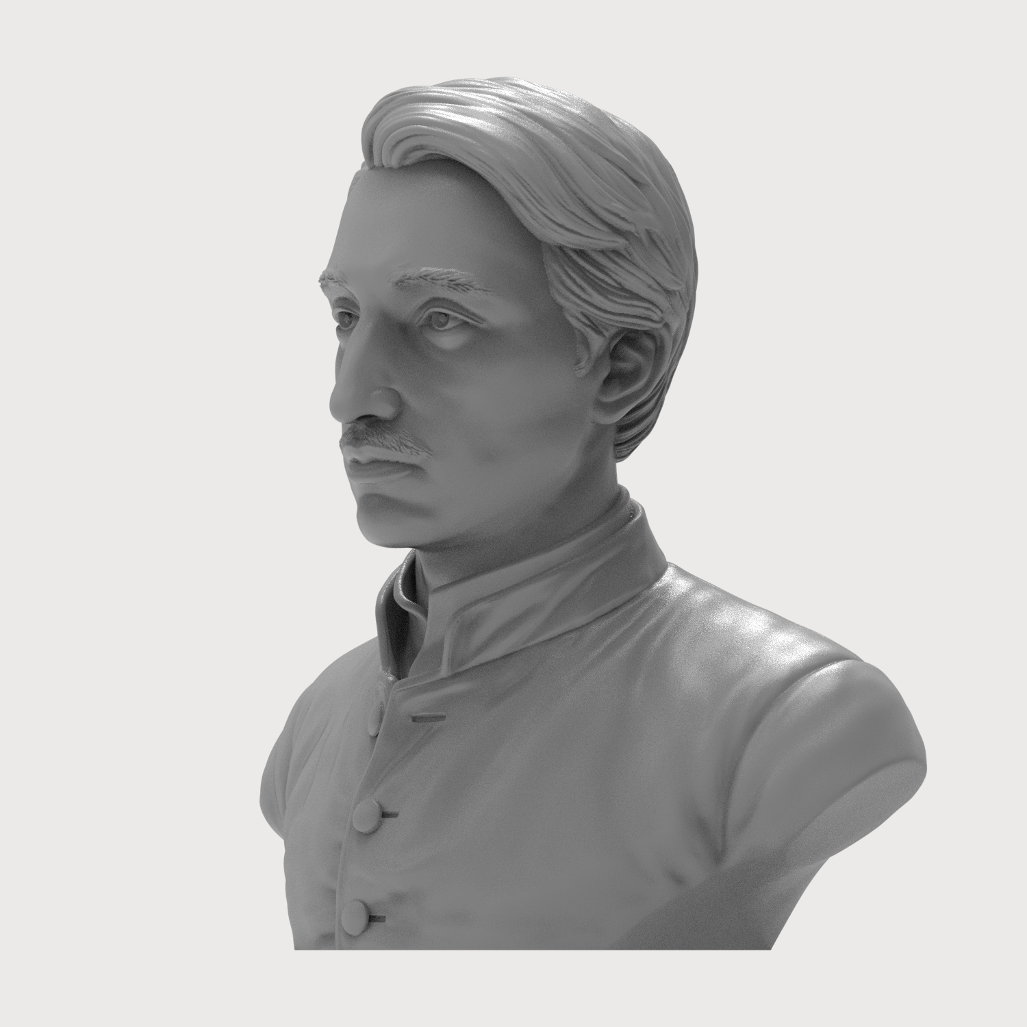 Edgar Degas 3D Printable Bust 3D Model
