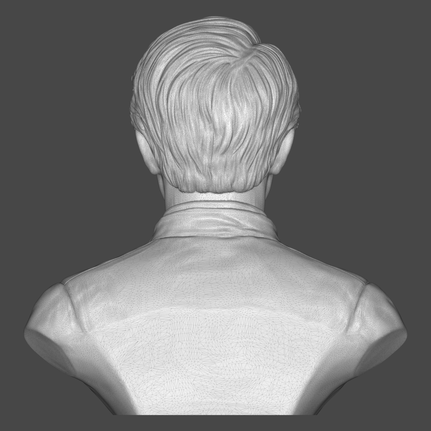 Edgar Degas 3D Printable Bust 3D Model