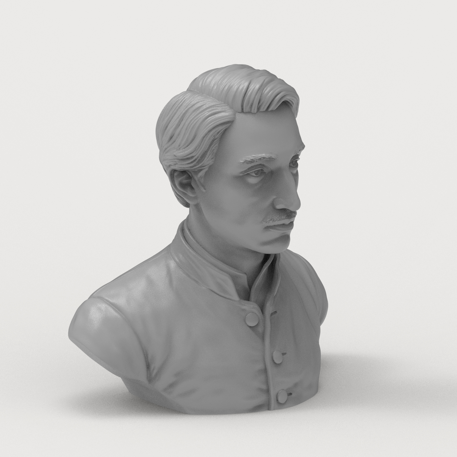 Edgar Degas 3D Printable Bust 3D Model
