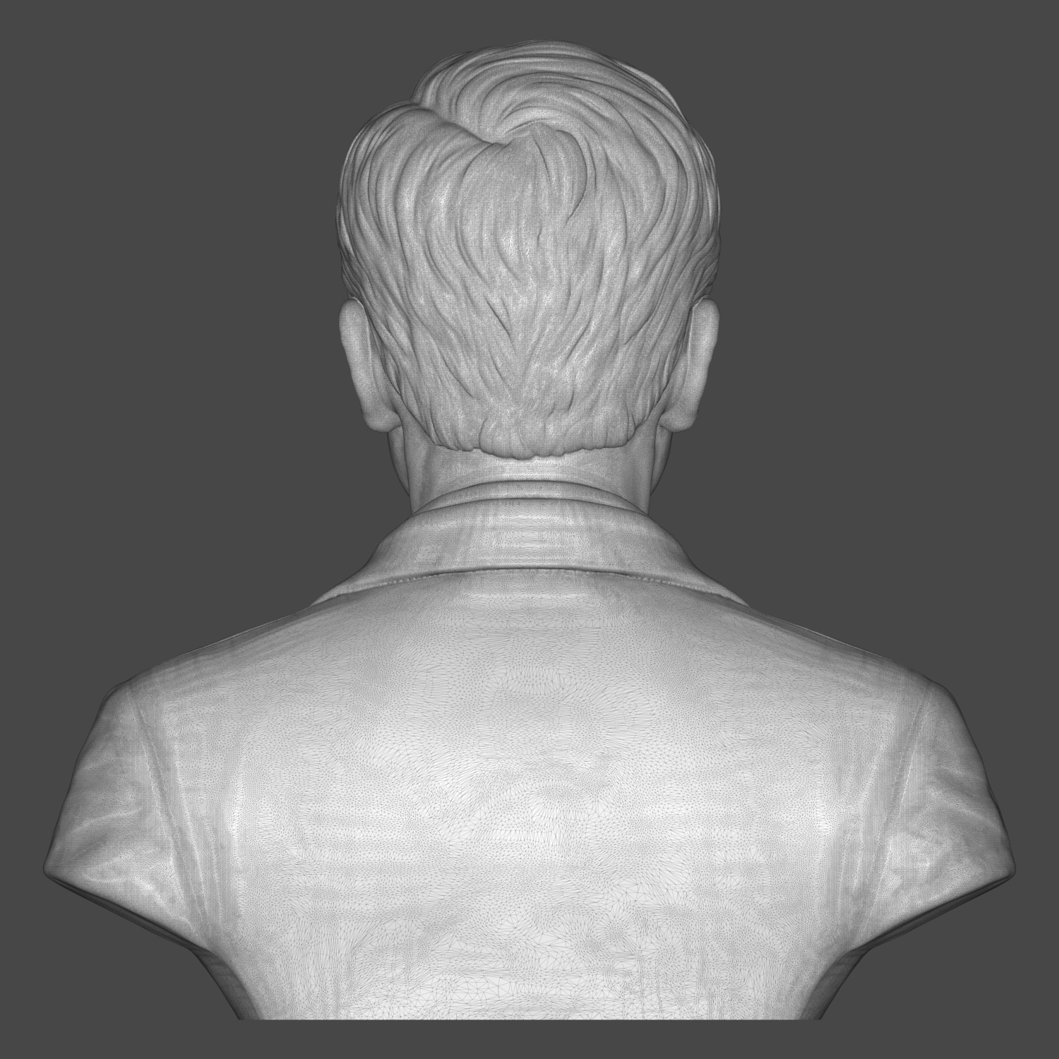 Christoph Waltz 3D Printable Bust 3D Model