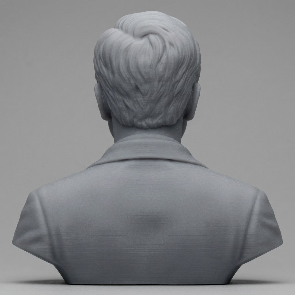 Christoph Waltz 3D Printable Bust 3D Model