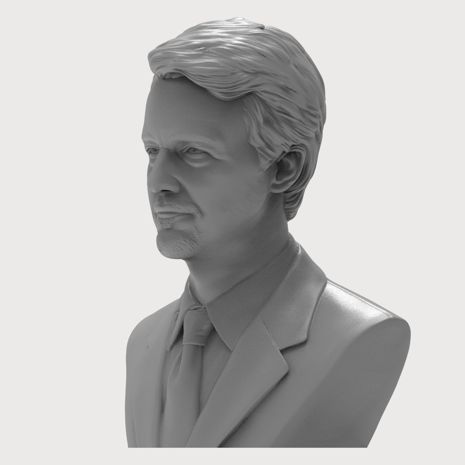 Edward Norton 3D Printable Bust 3D Model