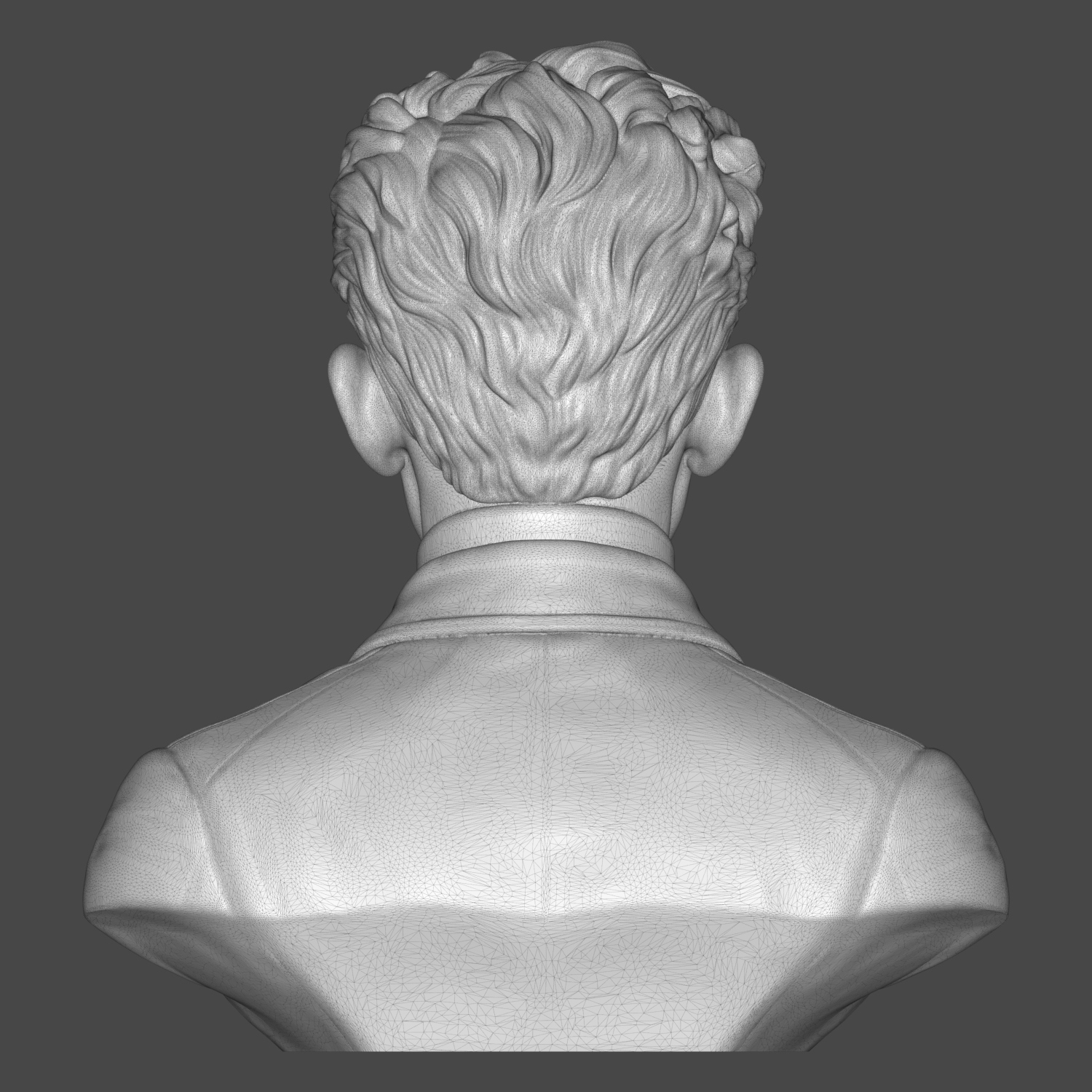 Egon Schiele 3D Printable Bust 3D Model