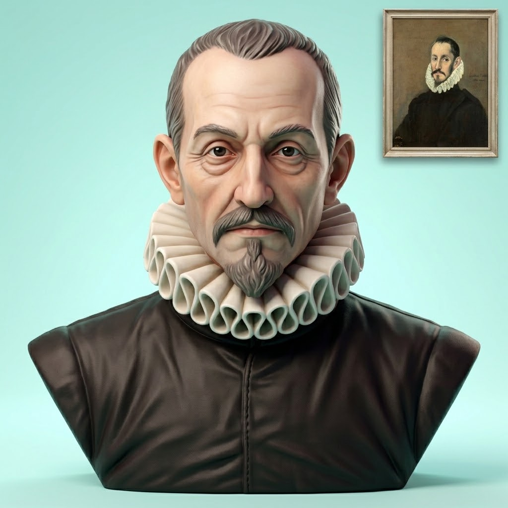 El Greco Dom&eacutenikos Theotok&oacutepoulos 3D Printable 3D Model