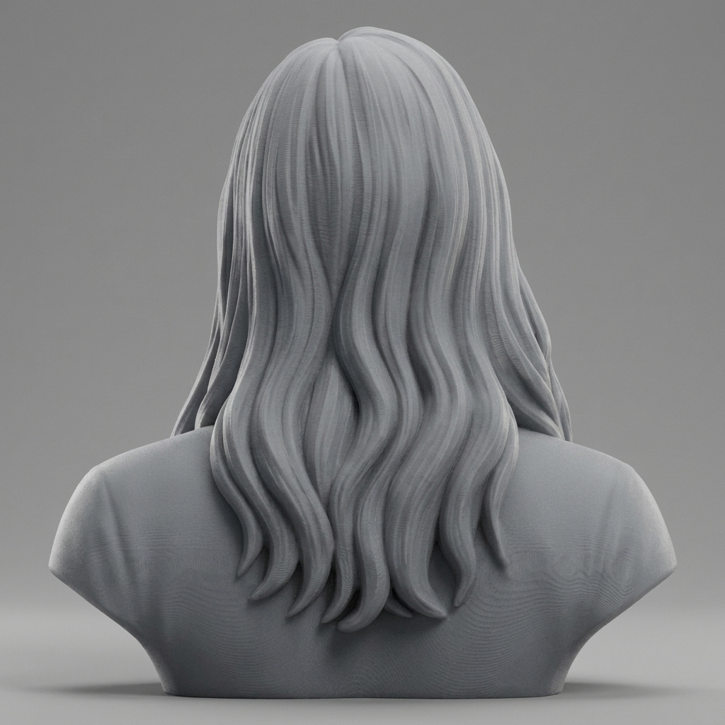 Elizabeth Debicki Actress Portrait Bust 3D Model