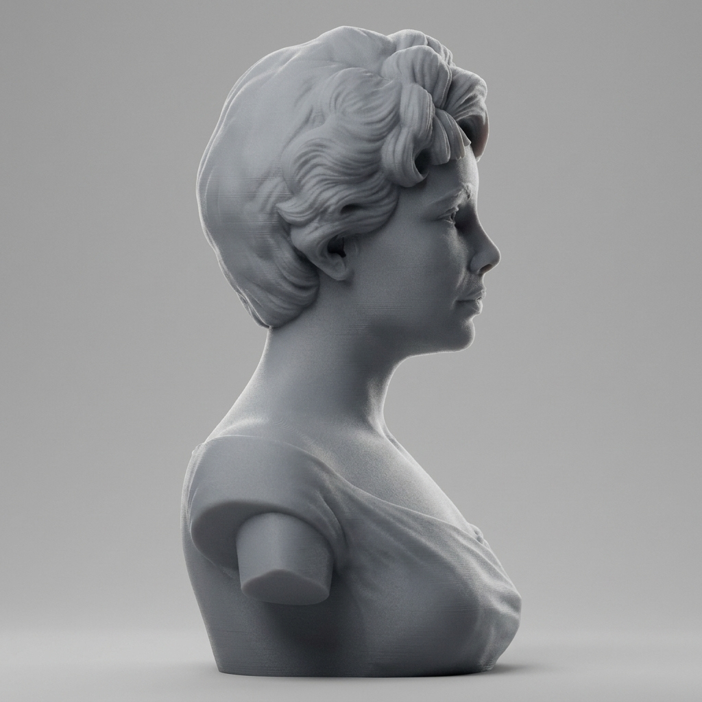 Elizabeth Taylor 3D Printable Bust 3D Model