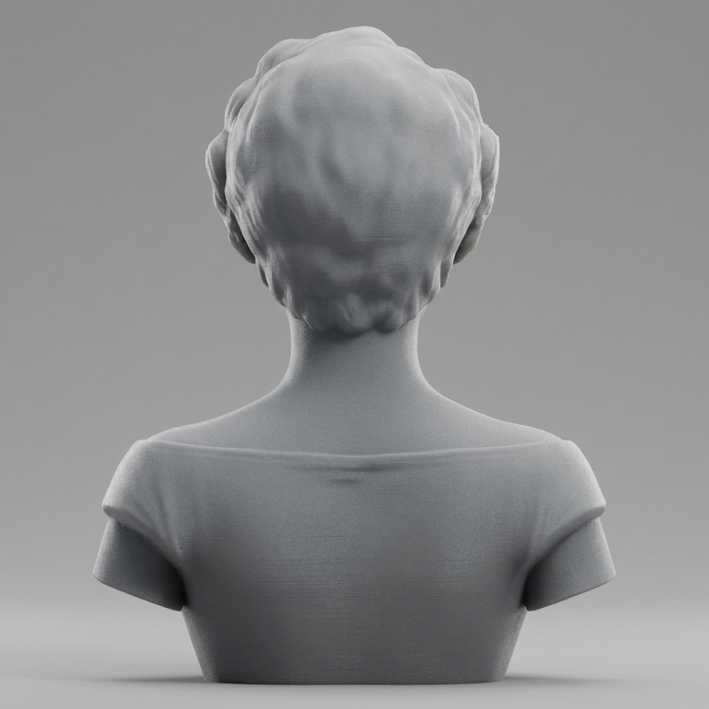 Elizabeth Taylor 3D Printable Bust 3D Model