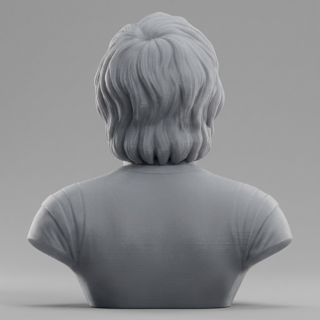 Elton John 3D Printable Bust 3D Model