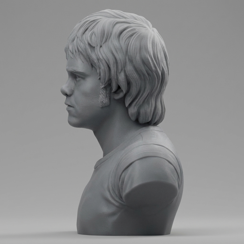 Elton John 3D Printable Bust 3D Model