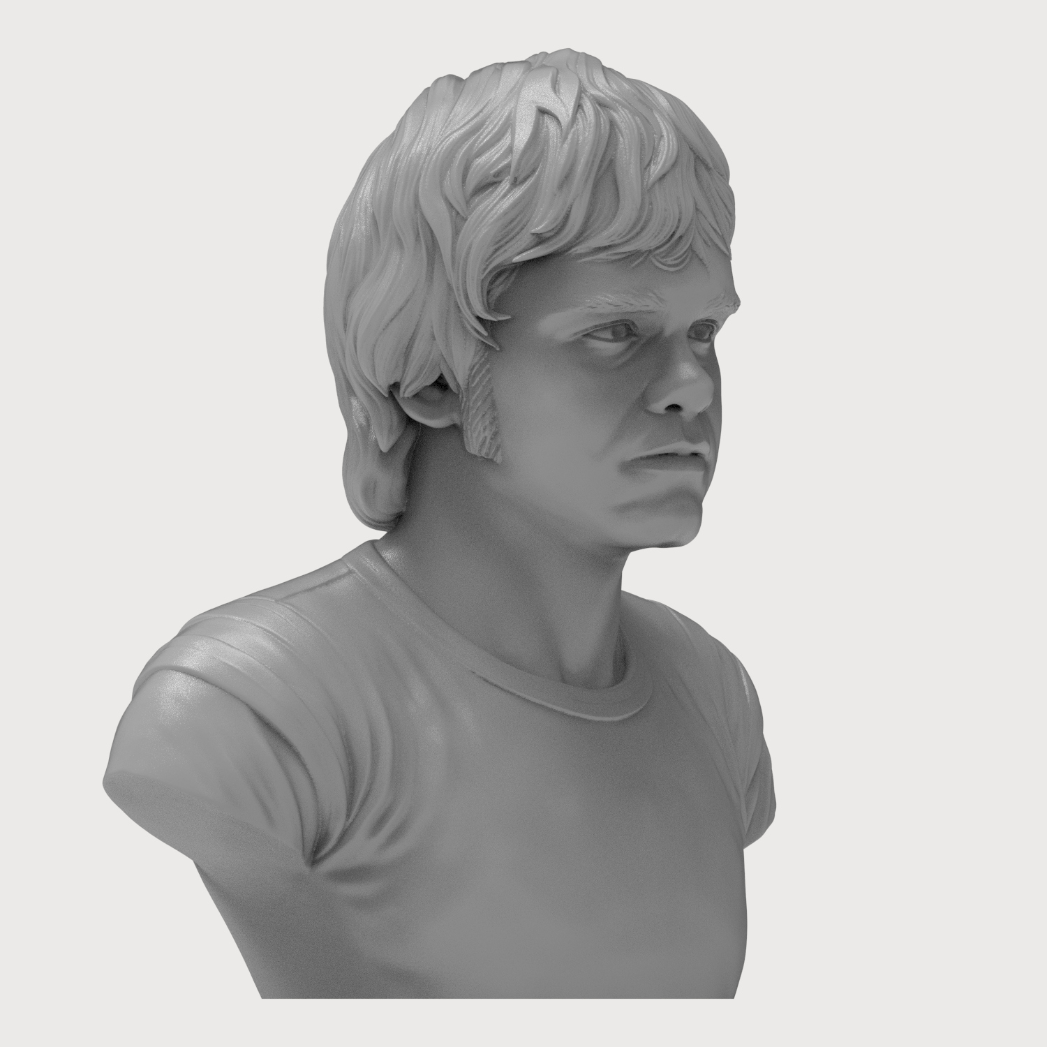 Elton John 3D Printable Bust 3D Model