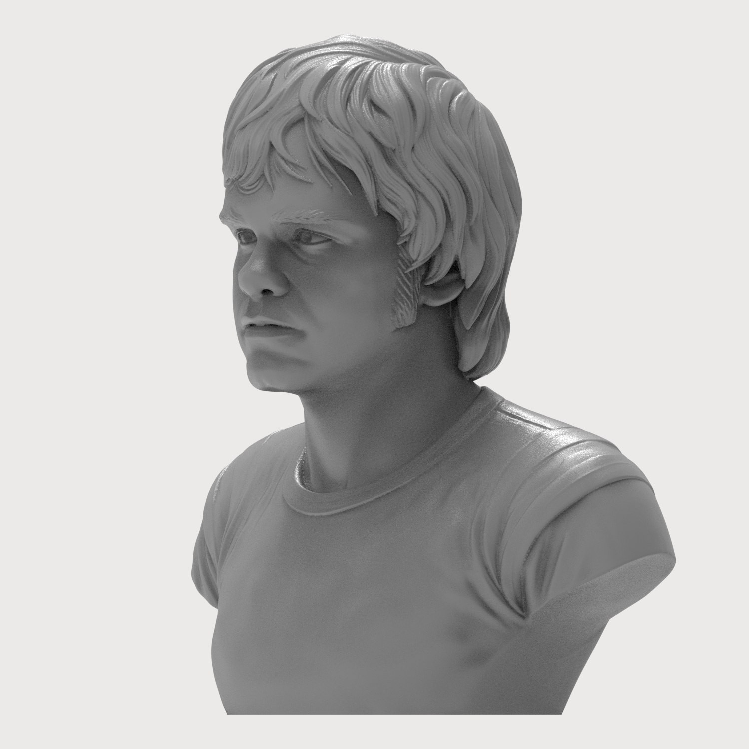 Elton John 3D Printable Bust 3D Model