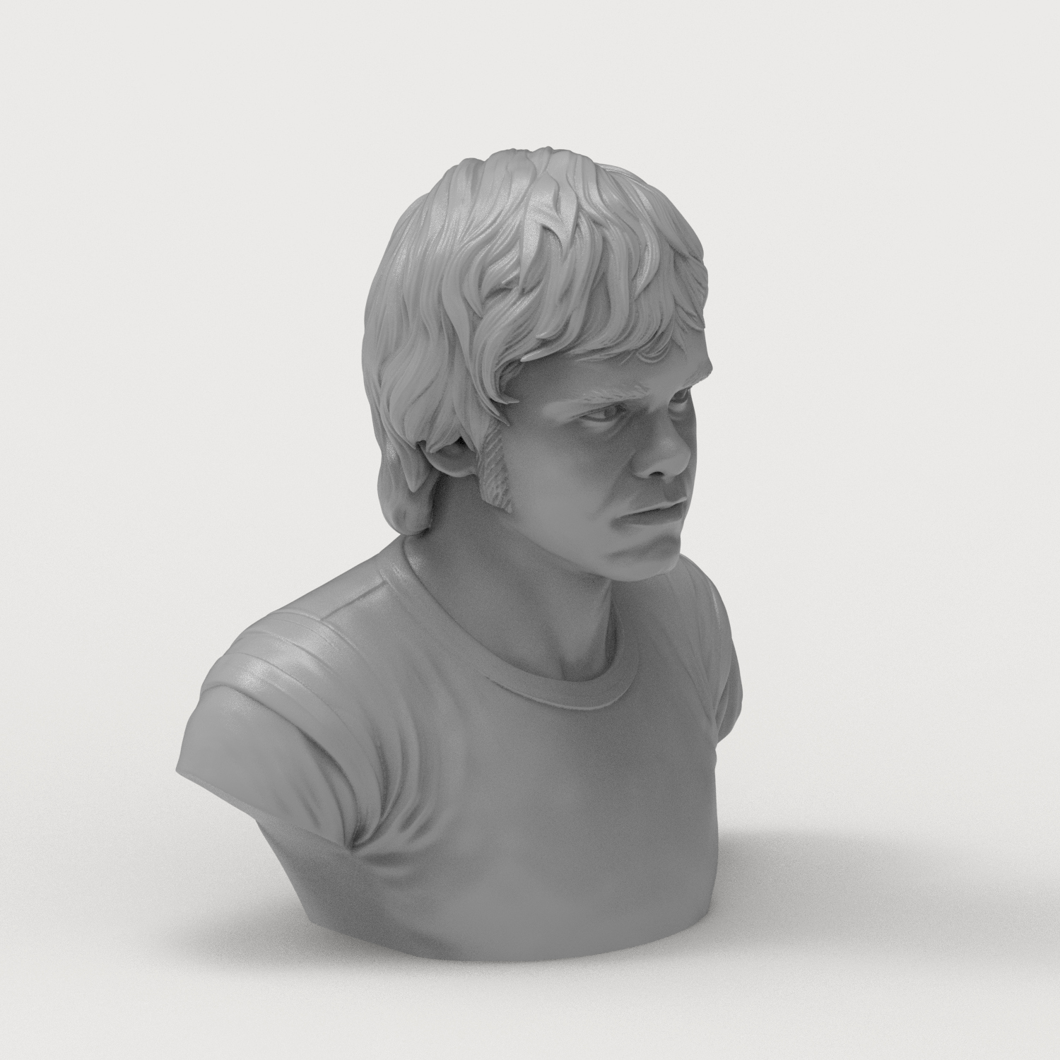 Elton John 3D Printable Bust 3D Model