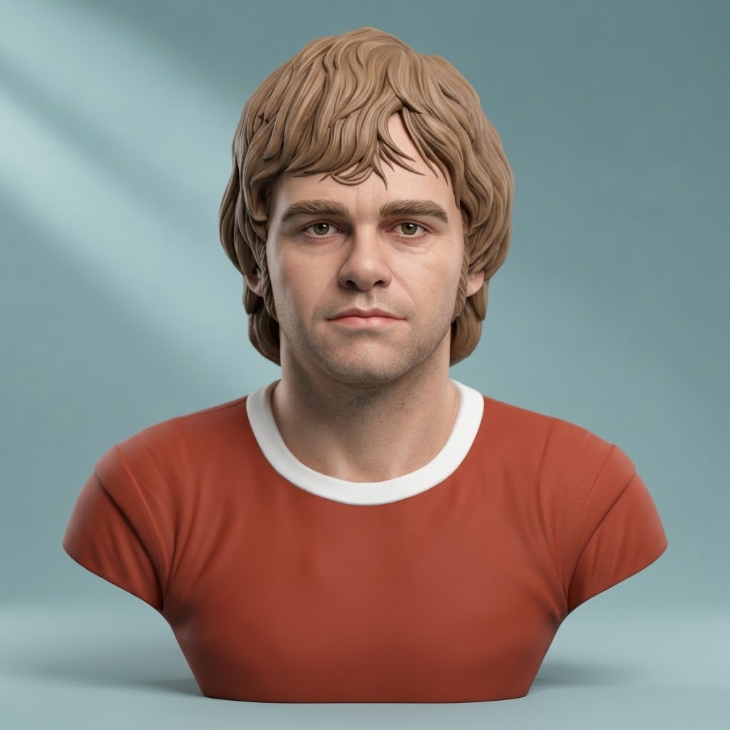 Elton John 3D Printable Bust 3D Model