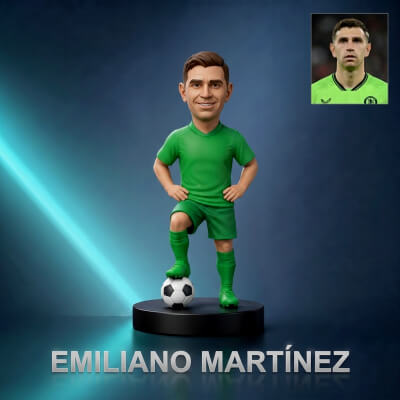 Emiliano Martínez Footballer Figurine 3D Print Model