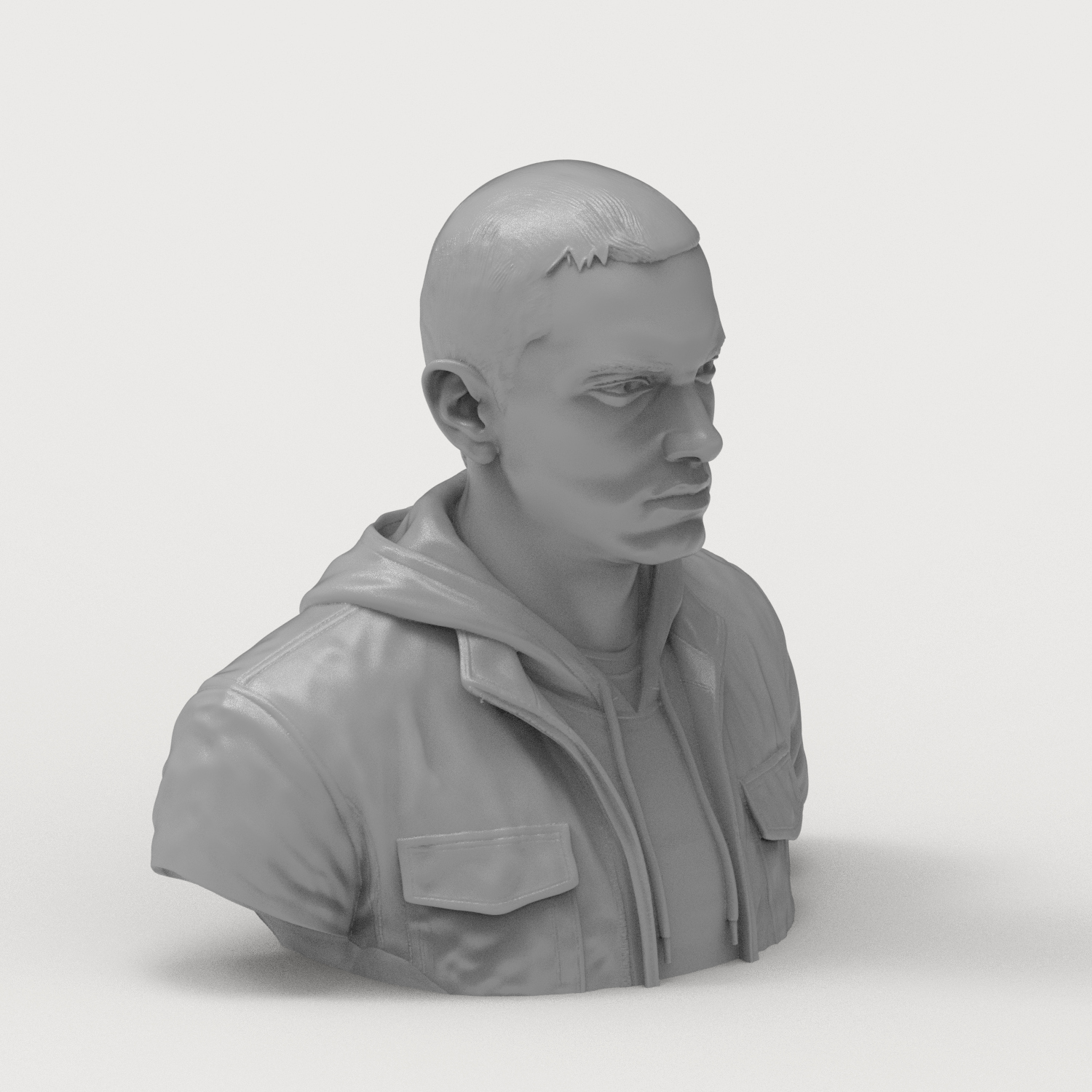 Eminem 3D Printable Bust 3D Model