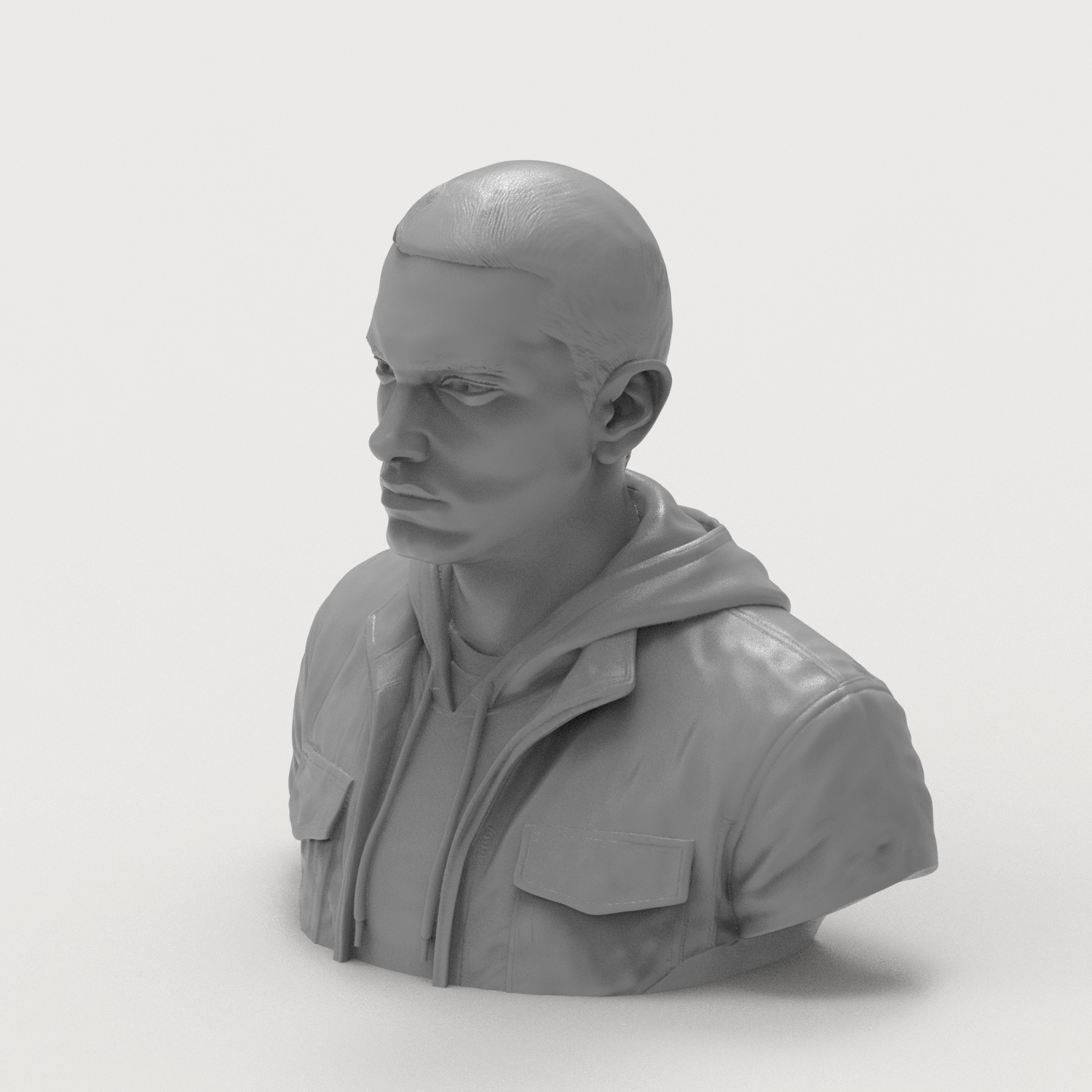 Eminem 3D Printable Bust 3D Model
