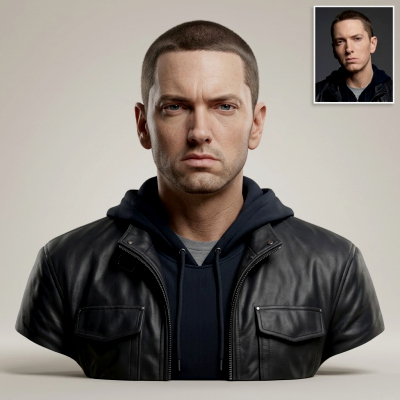 Eminem 3D Printable Bust