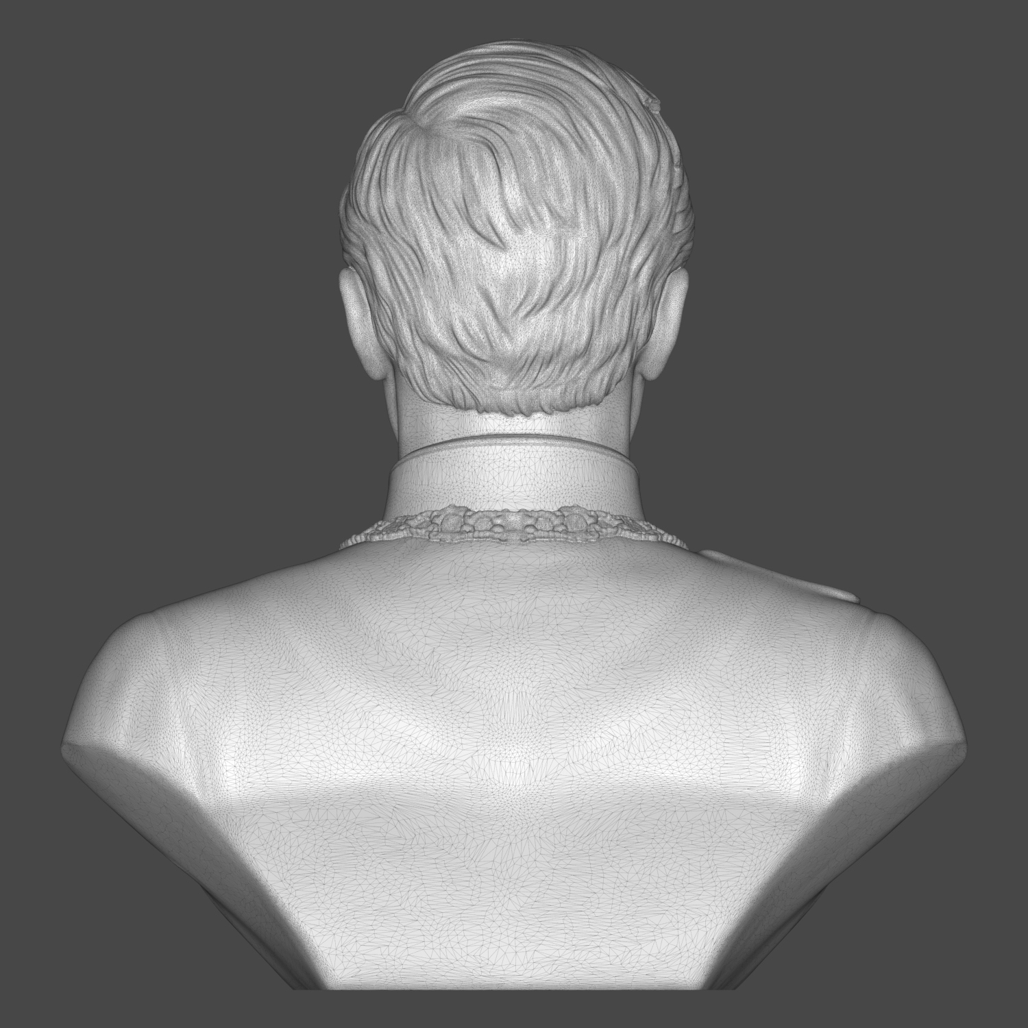 Emperor Wilhelm II of Germany 3D Printable Bust 3D Model