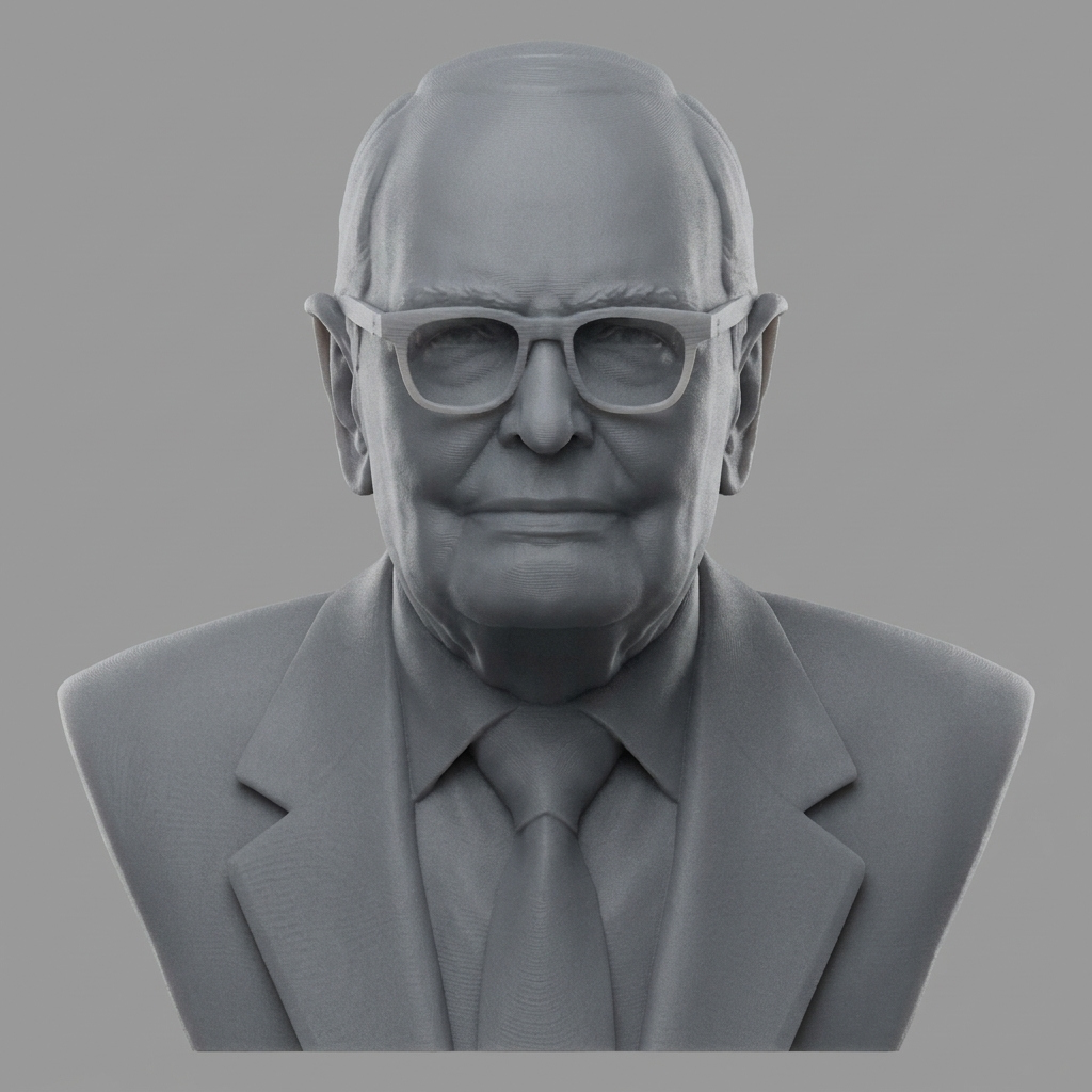 Ennio Morricone 3D Printable Bust 3D Model