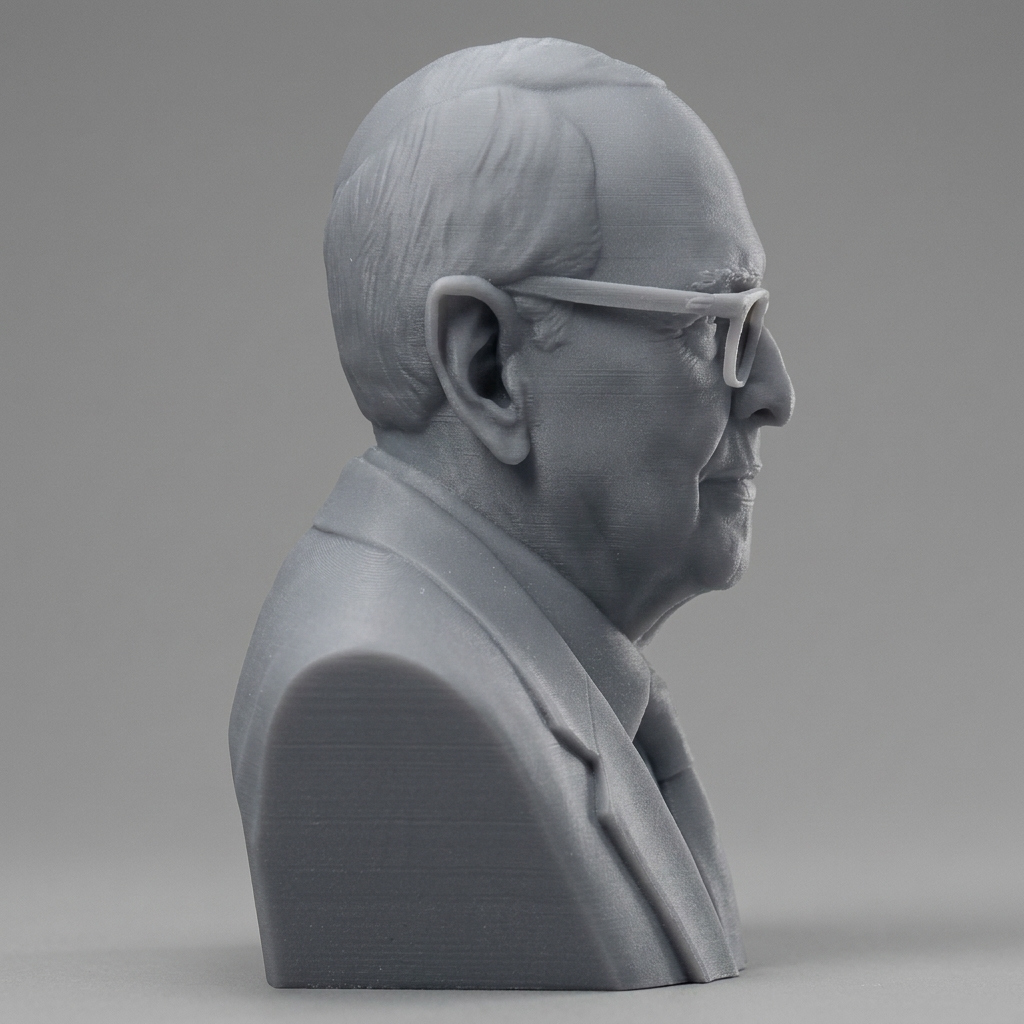 Ennio Morricone 3D Printable Bust 3D Model