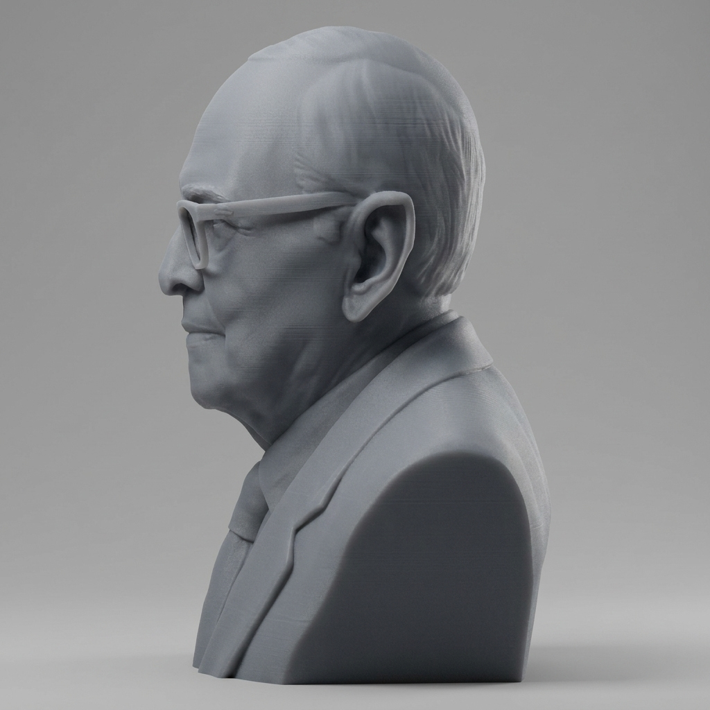 Ennio Morricone 3D Printable Bust 3D Model