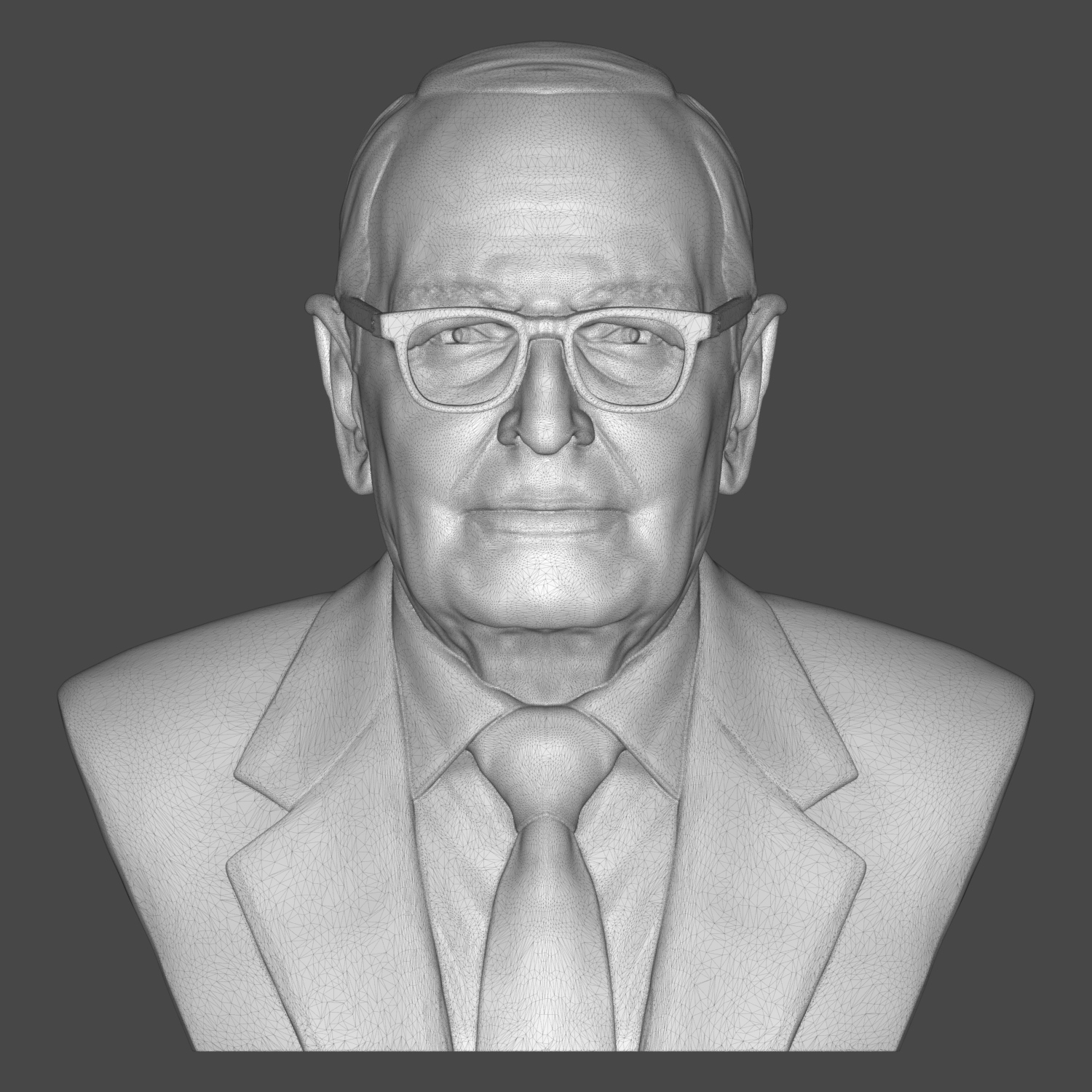 Ennio Morricone 3D Printable Bust 3D Model