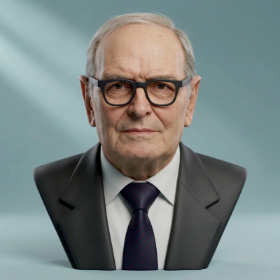 Ennio Morricone 3D Printable Bust
