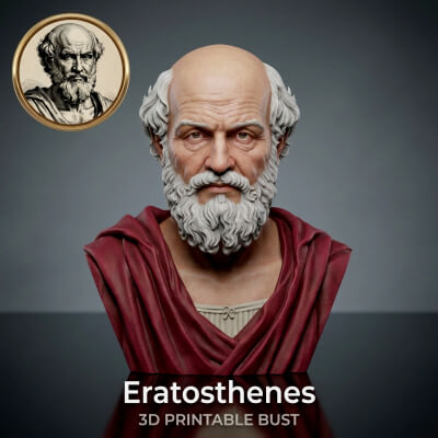 Eratosthenes 3D Printable Bust