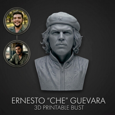 Ernesto "Che" Guevara 3D Printable Bust