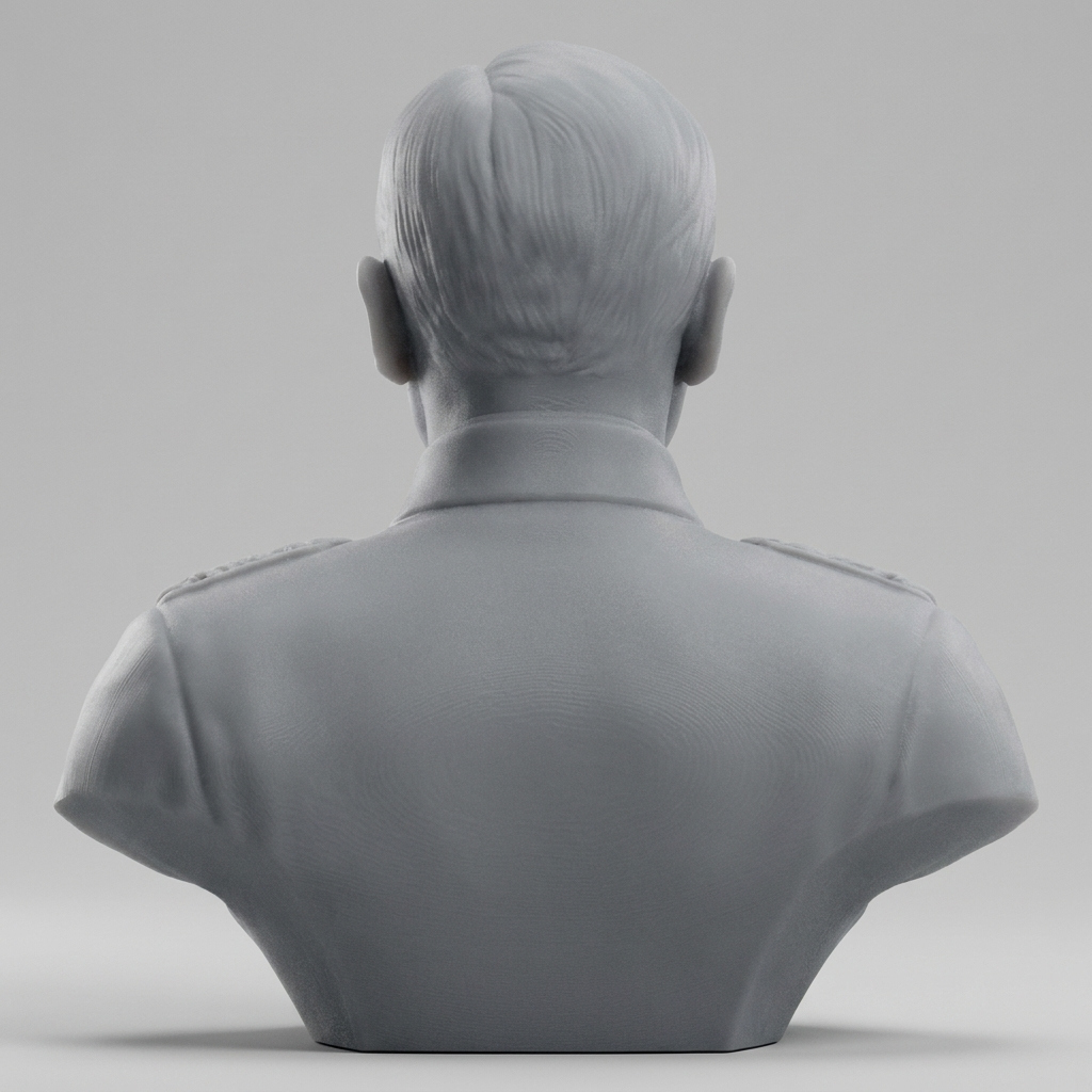 Erwin Rommel 3D Printable Bust 3D Model