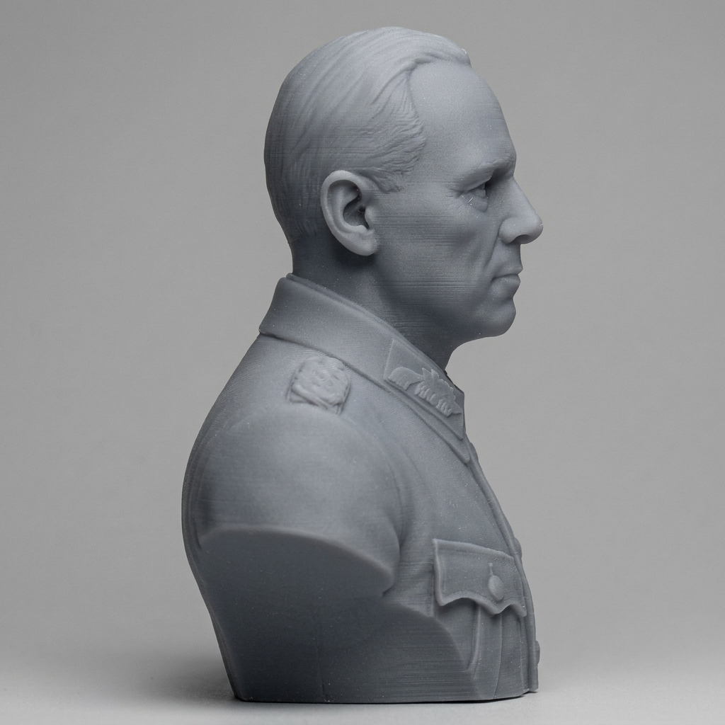Erwin Rommel 3D Printable Bust 3D Model