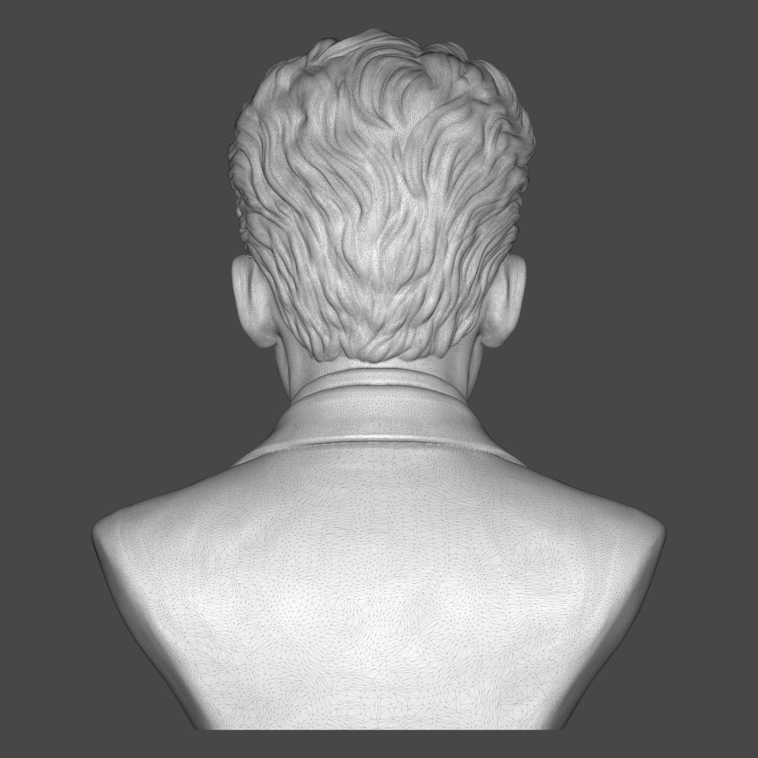 Erwin Schr&oumldinger 3D Printable Bust 3D Model