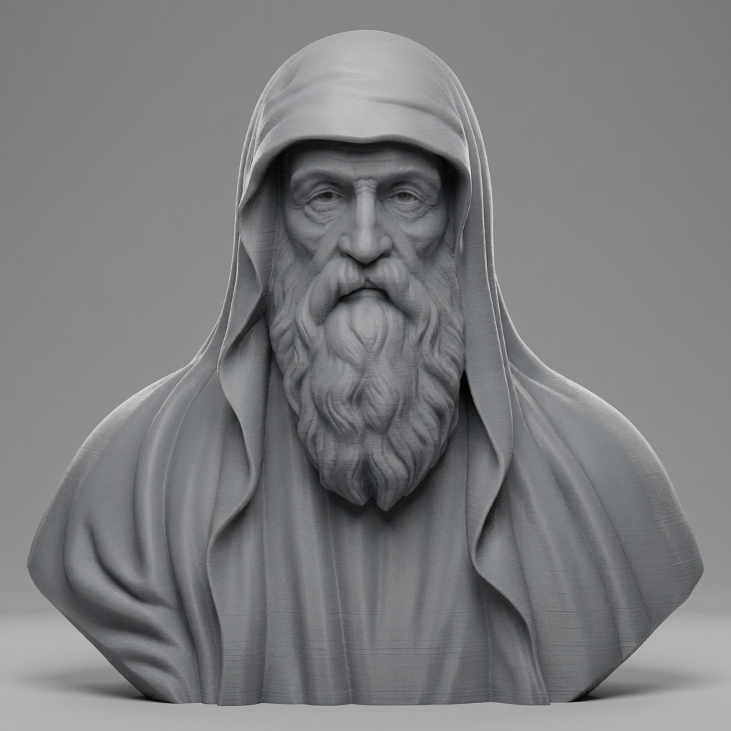 Euclid of Alexandria 3D Printable Bust 3D Model