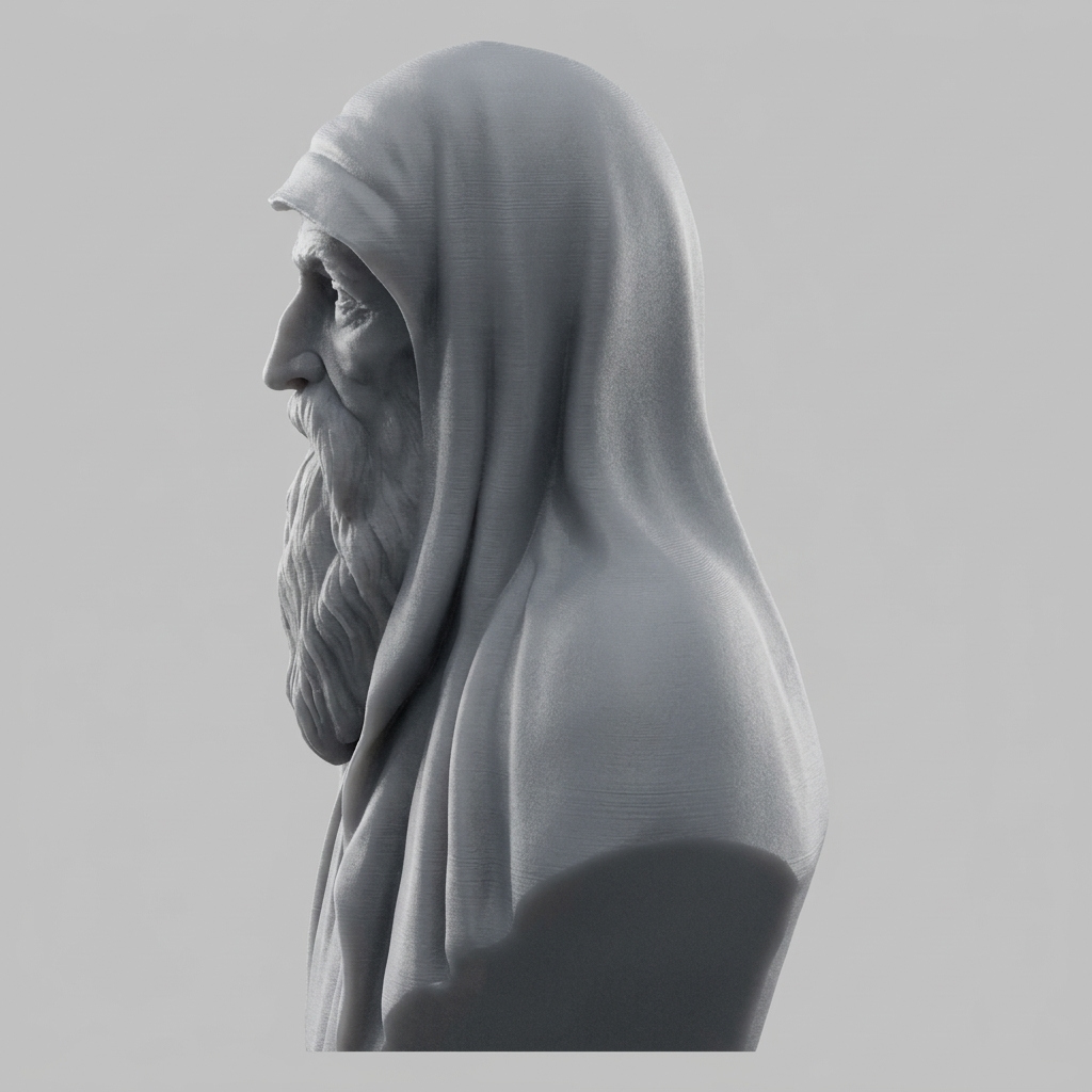 Euclid of Alexandria 3D Printable Bust 3D Model