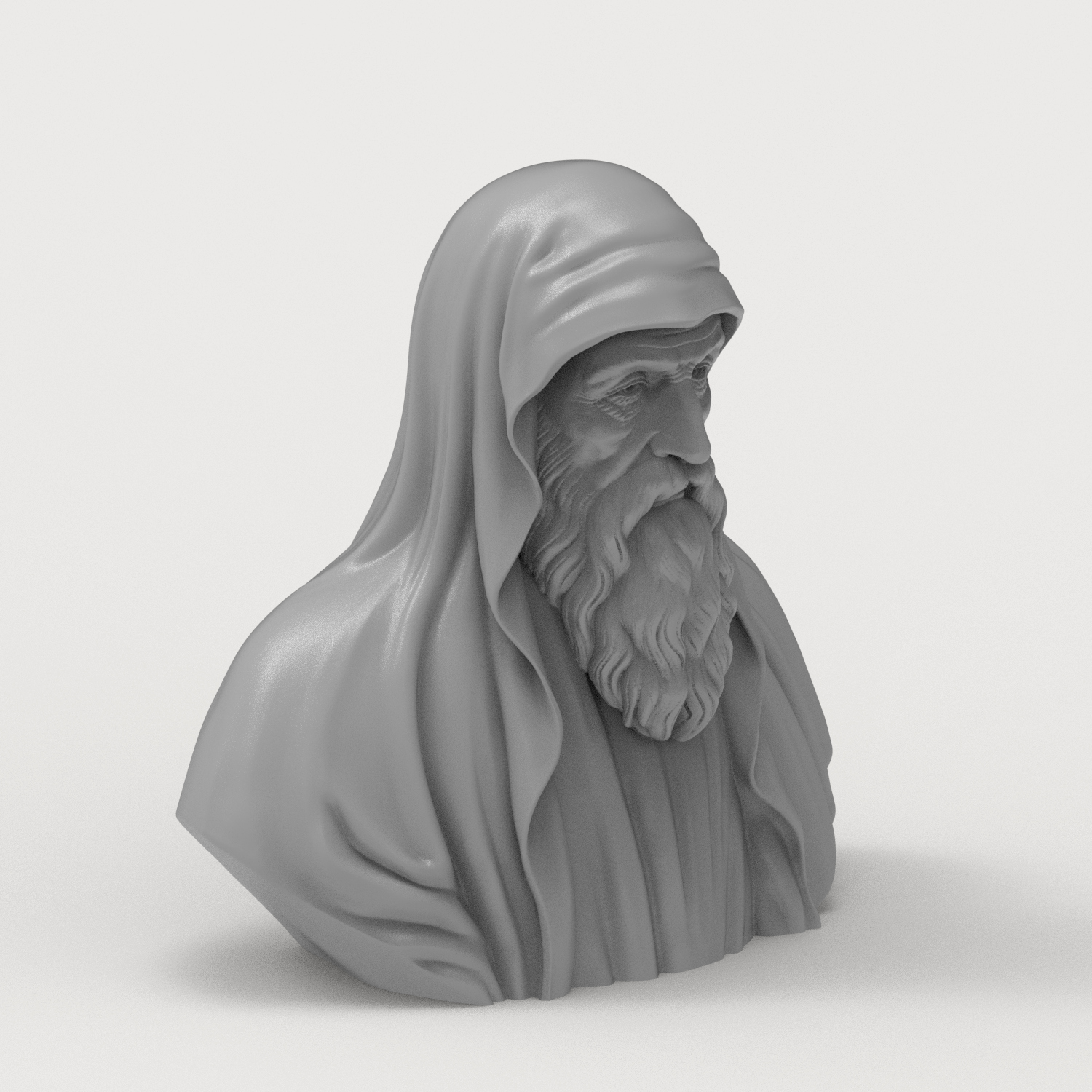 Euclid of Alexandria 3D Printable Bust 3D Model