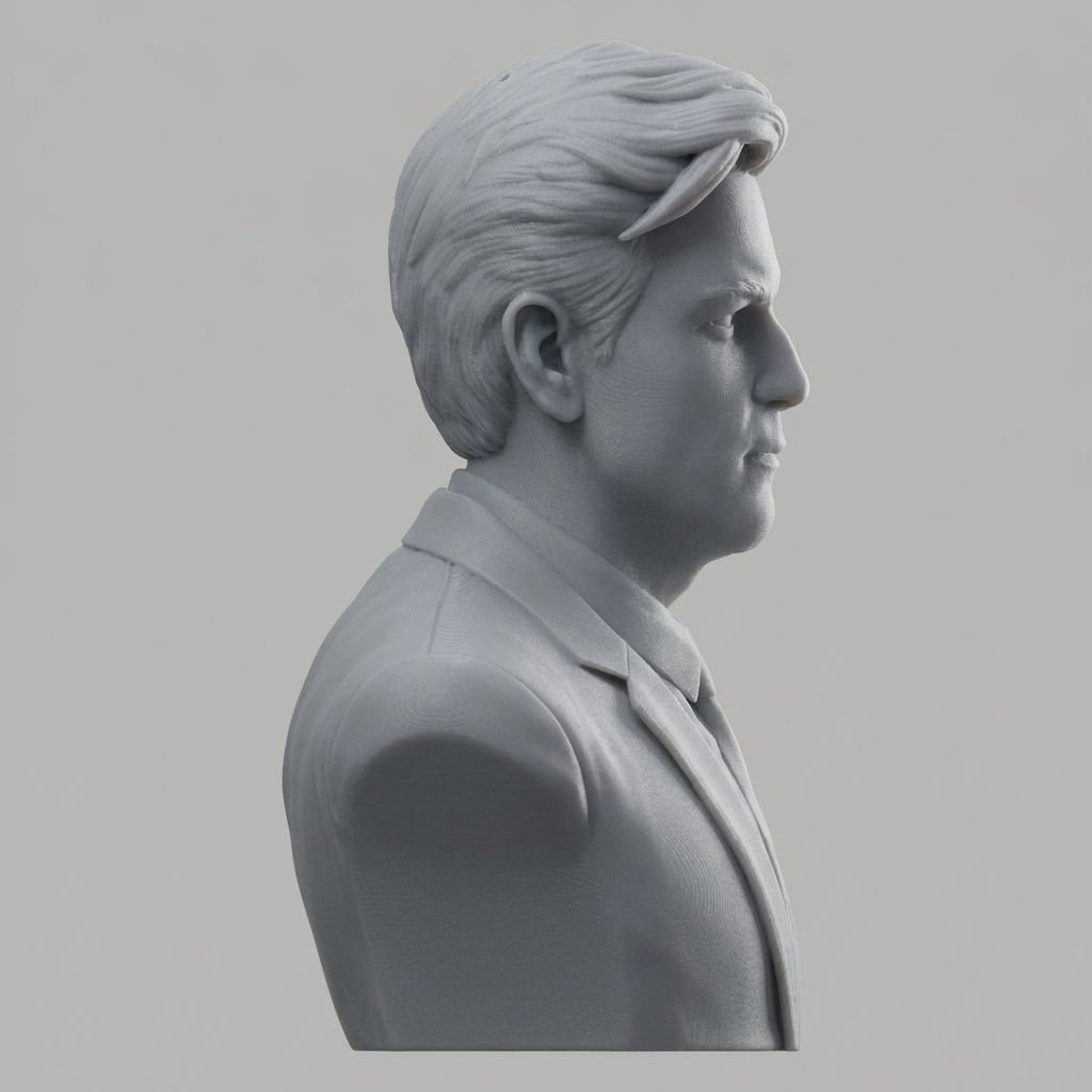 Ewan McGregor 3D Printable Bust 3D Model