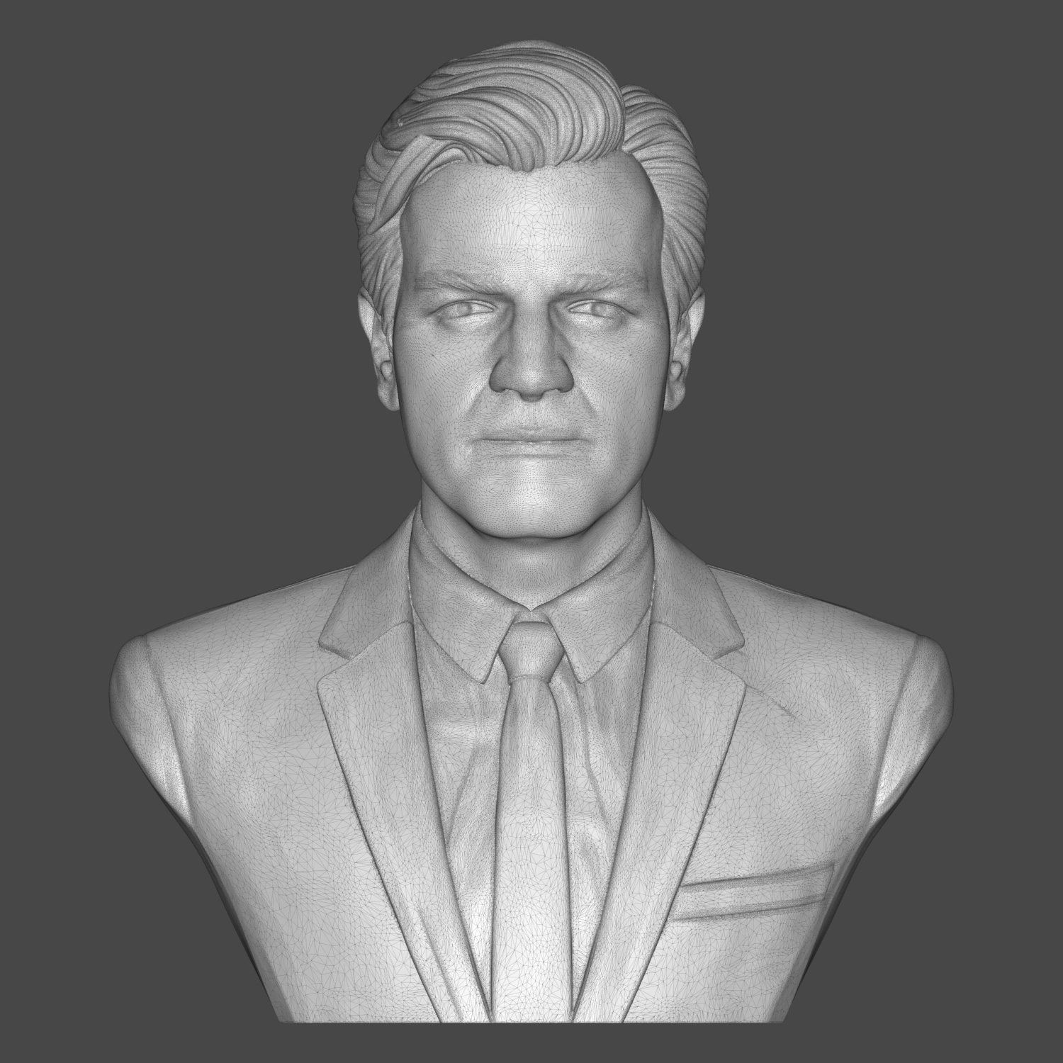 Ewan McGregor 3D Printable Bust 3D Model