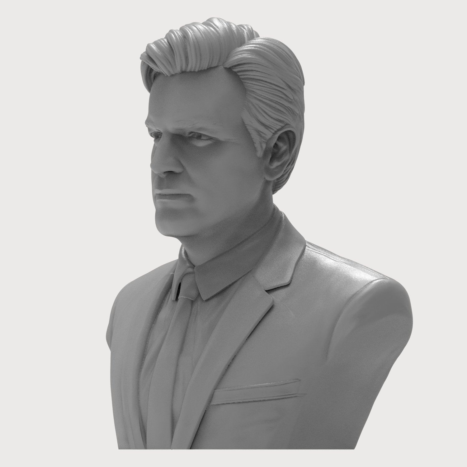 Ewan McGregor 3D Printable Bust 3D Model