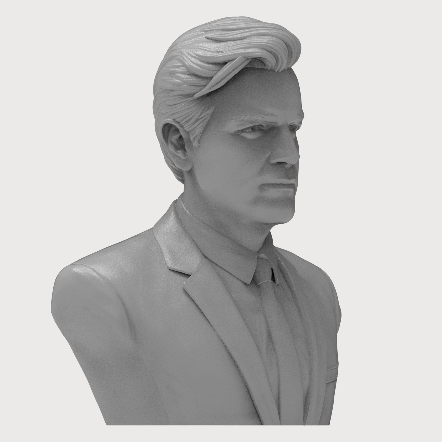 Ewan McGregor 3D Printable Bust 3D Model